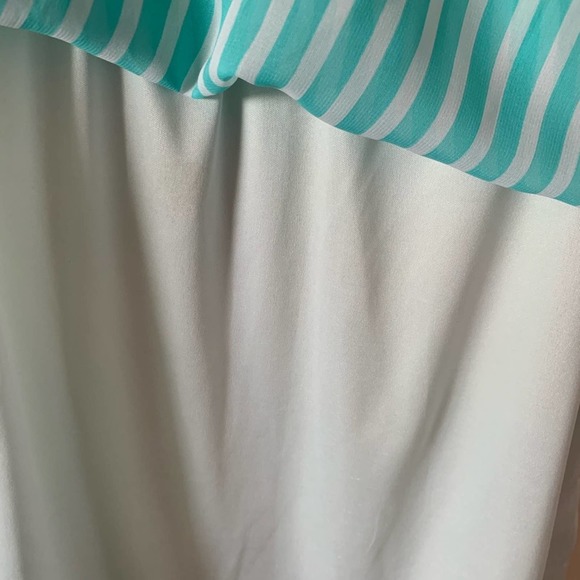 Indulge Teal dress Size Large - Picture 9 of 9